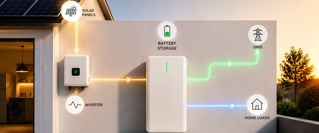 How home battery storage works